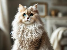 Die Ural Rex Langhaar Katze Ural Rex Langhaar Katze